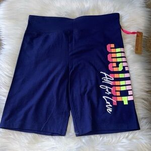 Justice Girls Bike Running Short Size XL (16-18) . NWT